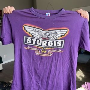 Xl purple Sturgis t-shirt 1999